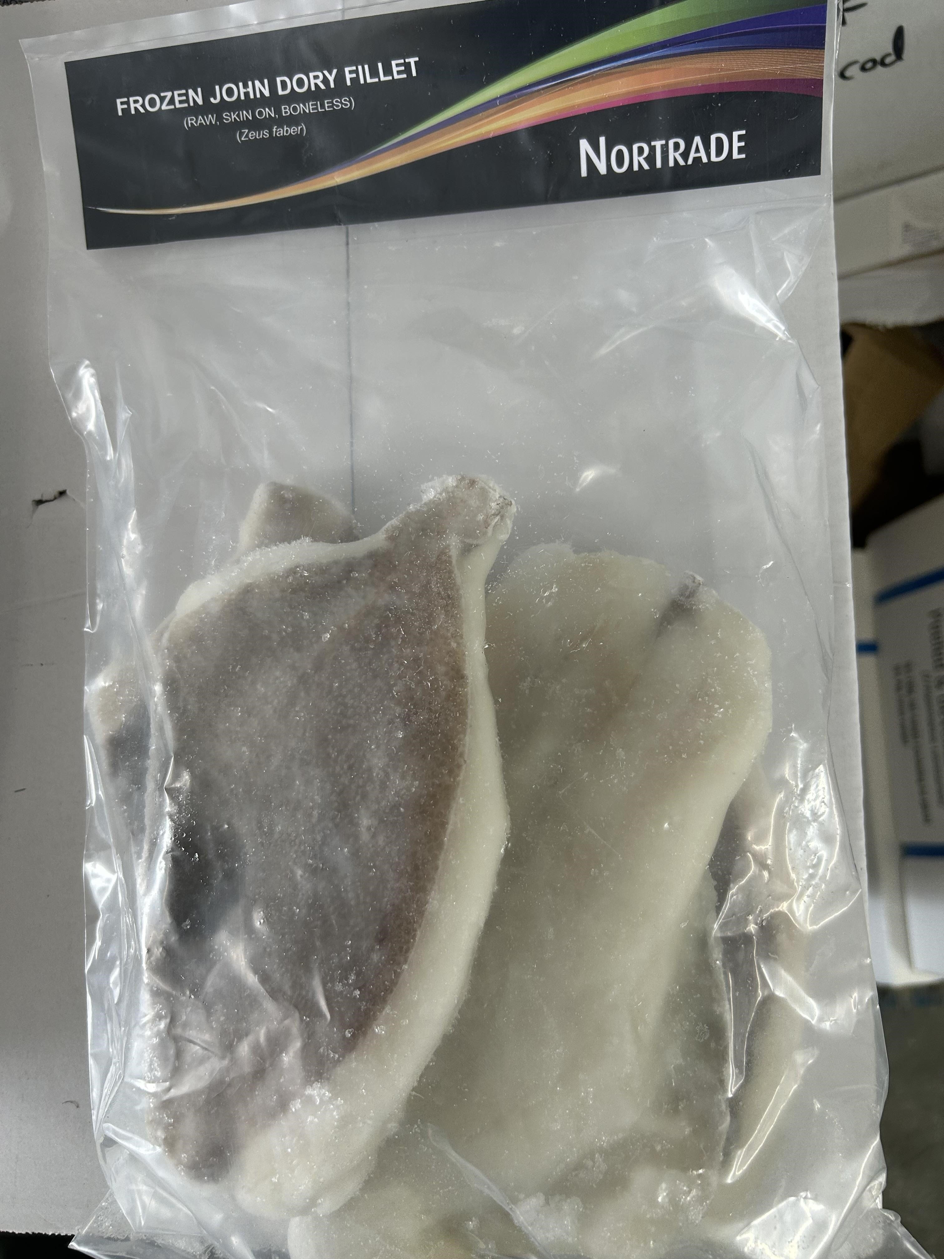 Frozen John Dory Fillets 200-400g Moorcroft Seafood Home Delivery